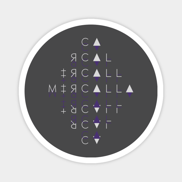 MCLL cascade logo Magnet by MCLL